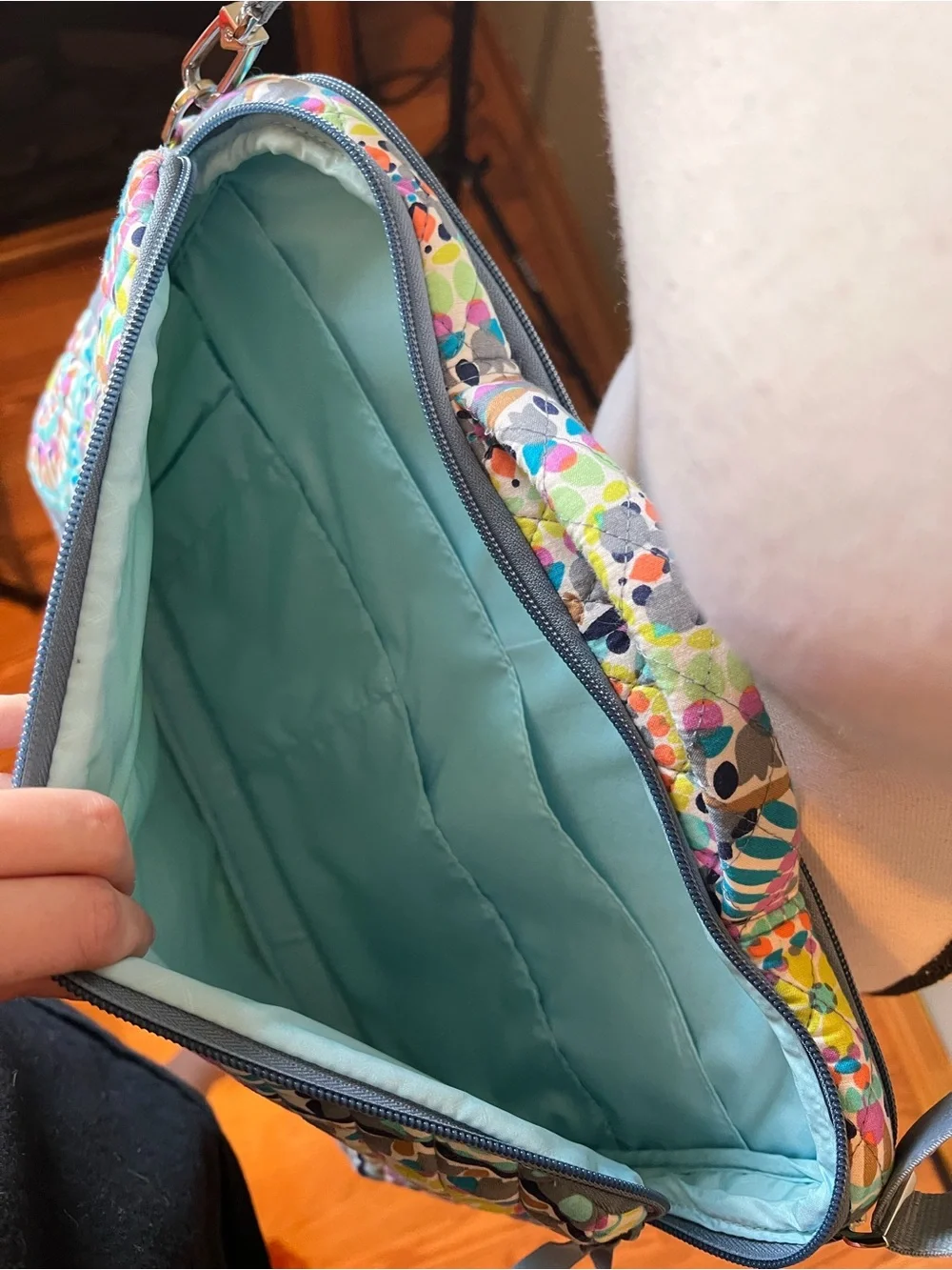 Sunny Medallion Vera Bradley Laptop Workstation Crossbody
